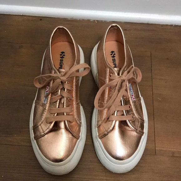 Superga Rose Gold Platform - Picture 2 of 6